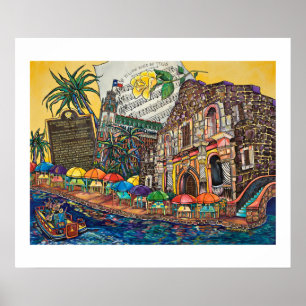 Póster La rosa amarilla de Texas