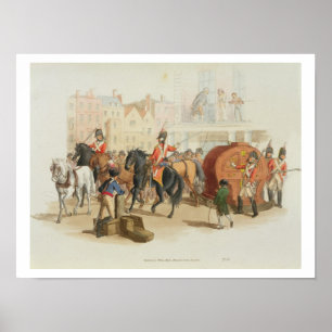 Póster La rueda de la lotería, grabada por el artista, 18