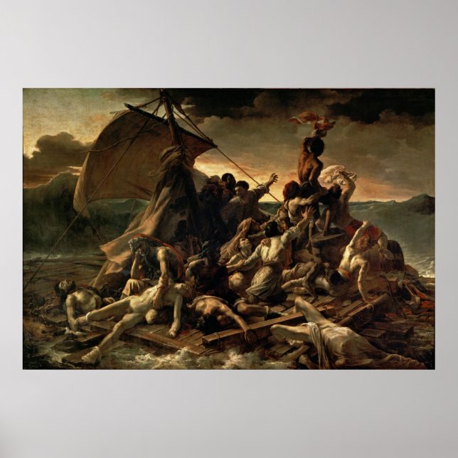 Póster La ruidosa de la Medusa - Théodore Géricault (Frente)
