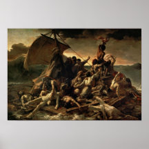 La ruidosa del Medusa por Gericault - Poster