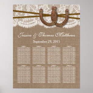 Póster La Rustica Colección de Bodas Horseshe