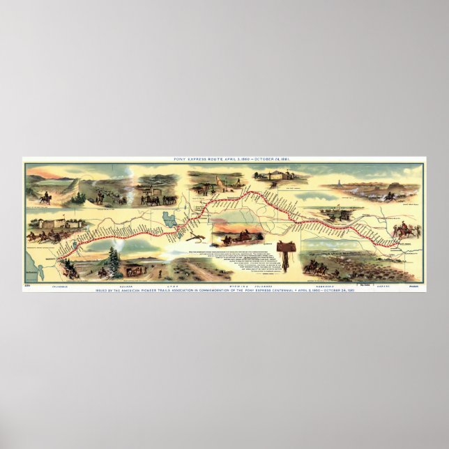 Póster La ruta rápida de Pony: Historia estadounidense 18 (Frente)