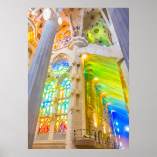 Póster La Sagrada Familia - Barcelona, España