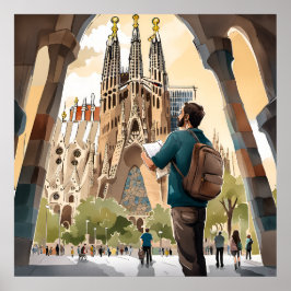 Póster La Sagrada Familia de Barcelona