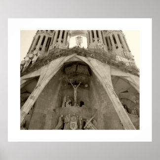 Póster La Sagrada Familia de Gaudí