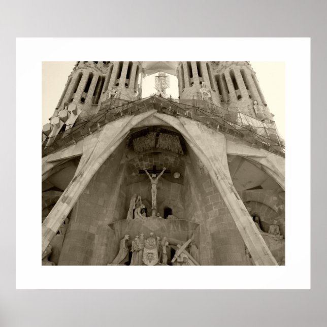 Póster La Sagrada Familia de Gaudí (Frente)