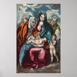 Póster La Sagrada Familia - El Greco, Poster Bella Artes