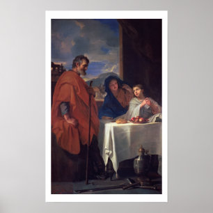 Póster La Sagrada Familia, o La Gracia (aceite en lienzo)