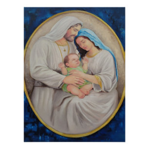 Póster La Sagrada Familia: Retrato del Amor Divino