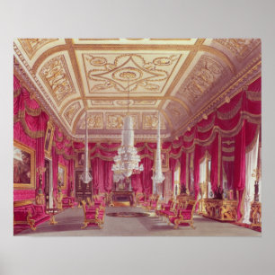 Póster La sala de estar carmesí, casa de Carlton