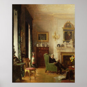 Póster La sala de estar gris