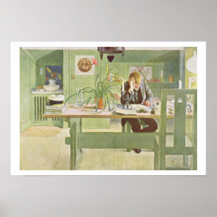 Póster La sala de estudio, pub en "Lasst Licht Hinin" (`L