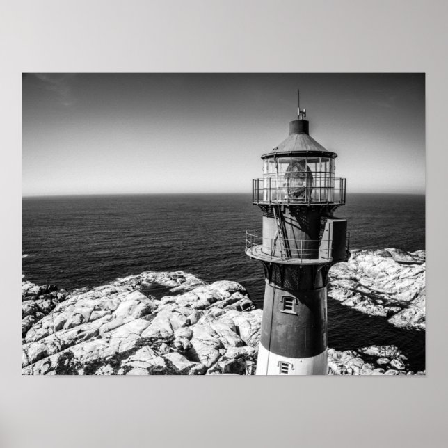 Póster La sala de farolillos de un faro | Bømlo Noruega (Frente)