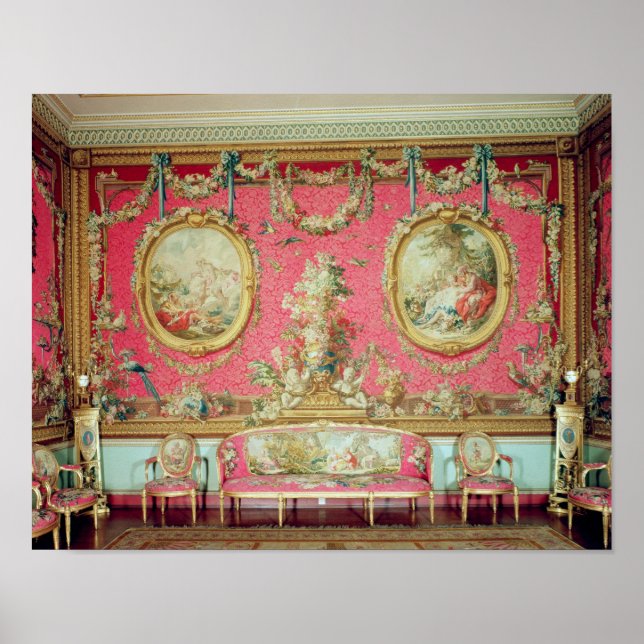 Póster La sala de tapicería, c.1763 (Frente)