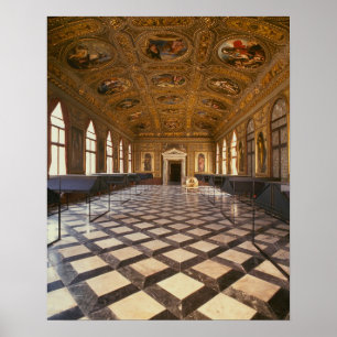 Póster La Sala Dorata, construida 1537-88 (foto)