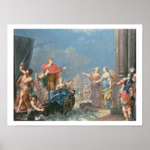 Póster La salida de Aeneas