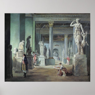 Póster La Salle des Saisons en el Louvre, c. 1802