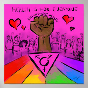 Póster La salud es para todos