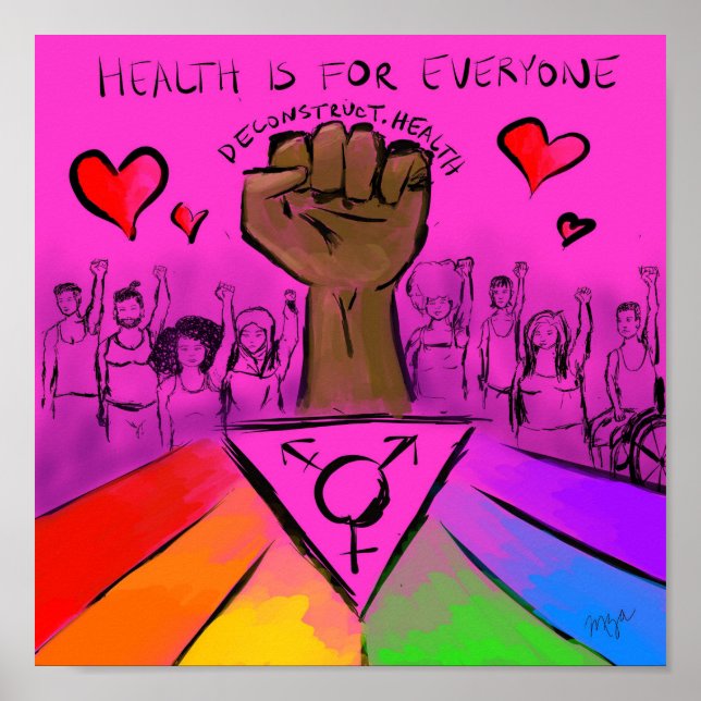 Póster La salud es para todos (Frente)