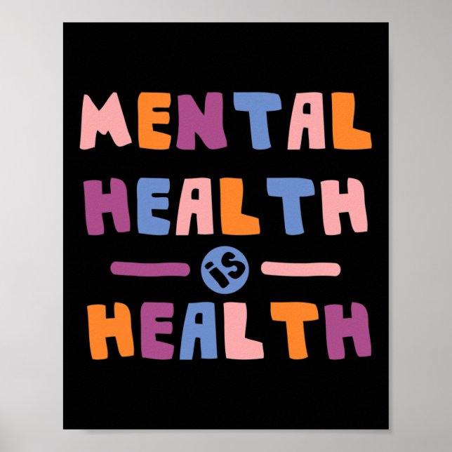 Póster La salud es positiva en el mes nacional de sensibi (Frente)