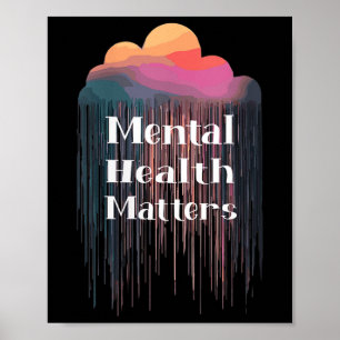 Póster La Salud Mental De Las Mujeres Pone Fin Al Estigma