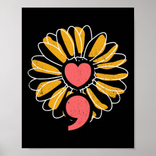 Póster La salud mental del girasol fortalece la esperanza