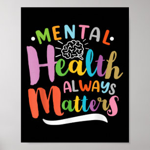 Póster La Salud Mental Siempre Es Conciencia Emocional Te