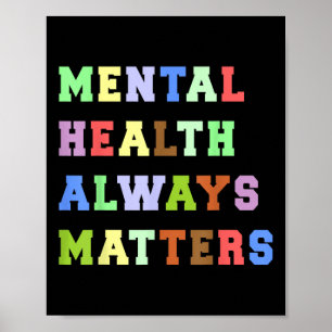 Póster La Salud Mental Siempre Es Conciencia Emocional Te