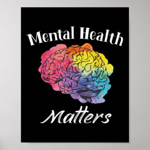 Póster La Salud Mental Termina Con El Estigma Consciente