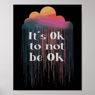 Póster La Salud Mental Termina Con El Estigma Consciente 