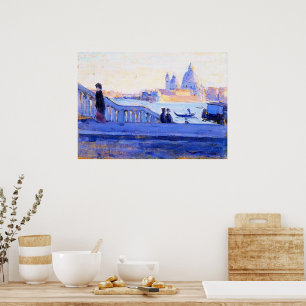 Póster La Salute desde Ponte della Paglia