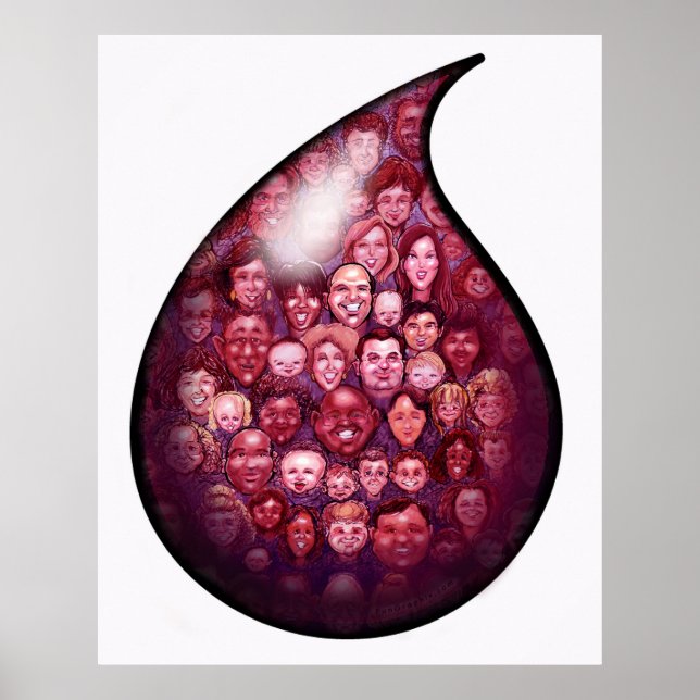 Póster La sangre es vida (Frente)