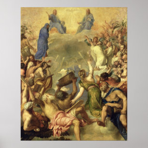 Póster La Santísima Trinidad, 1553/54 (aceite sobre lienz