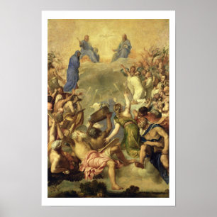 Póster La Santísima Trinidad, 1553/54 (aceite sobre lienz