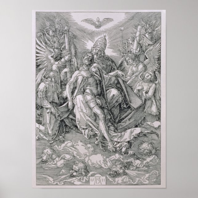 Póster La Santísima Trinidad, pub. 1511 (Frente)