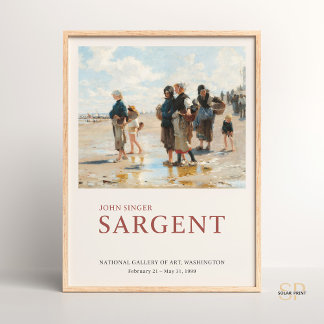 Póster La Sargento John Singer se prepara para la pintura