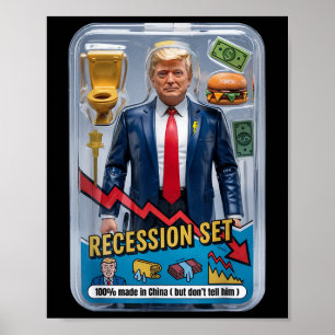 Póster La sátira de Trump sobrevivió a la recesión caja d