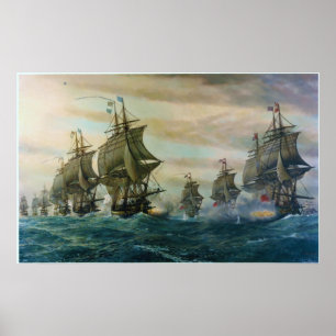 Póster La segunda batalla de los cabos de Virginia