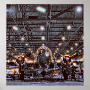 PÓSTER LA SEGUNDA GUERRA AÉREA FORTRESS