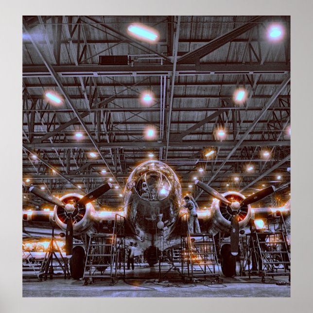 PÓSTER LA SEGUNDA GUERRA AÉREA FORTRESS (Frente)