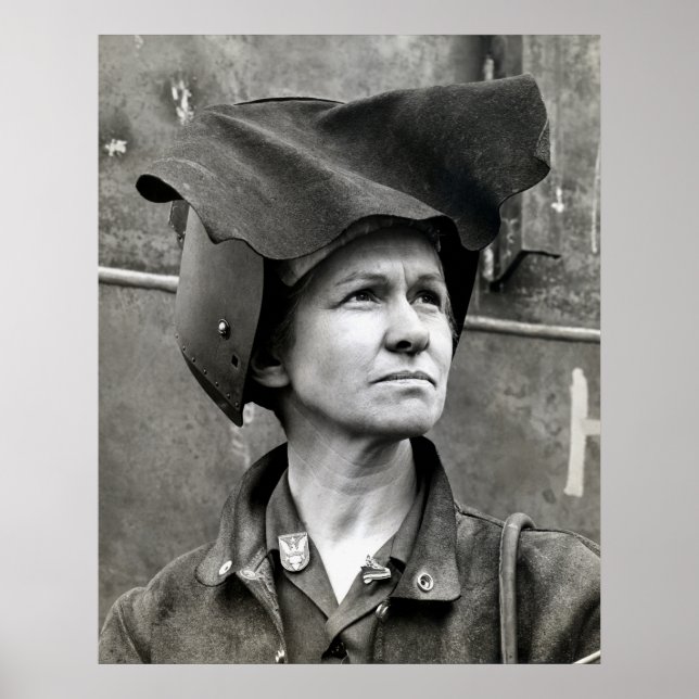 Póster La Segunda Guerra Mundial Rosie the Riveter (Frente)