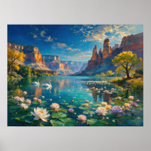 Póster La segunda vida del río: un paisaje surrealista