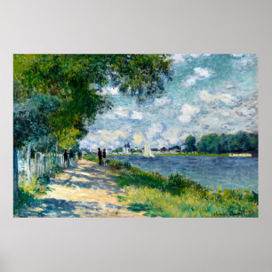 Póster LA SEINE A ARGENTEUIL-Claude Monet