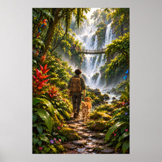 Póster La selva tropical El Vagabundo