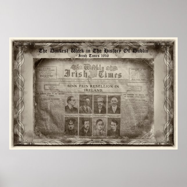 Póster La Semana más oscura de la historia de Dublín (Frente)