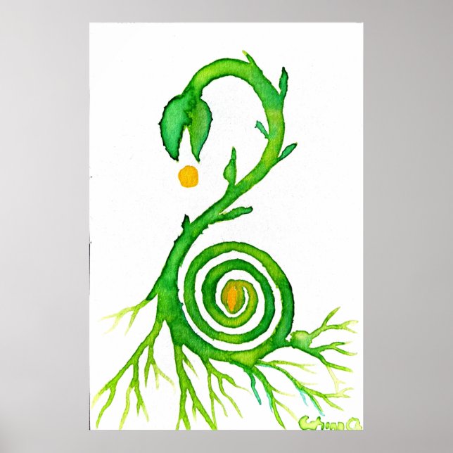 Póster la semilla de una nueva vida (Frente)