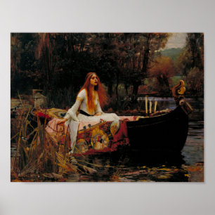Póster La Señora de Shallot - Waterhouse