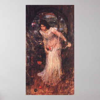 Póster La Señora de Shalott (estudio)