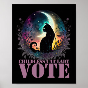 Póster La Señora del gato sin hijos vota