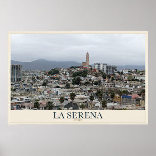 Póster La Serena desde la ladera